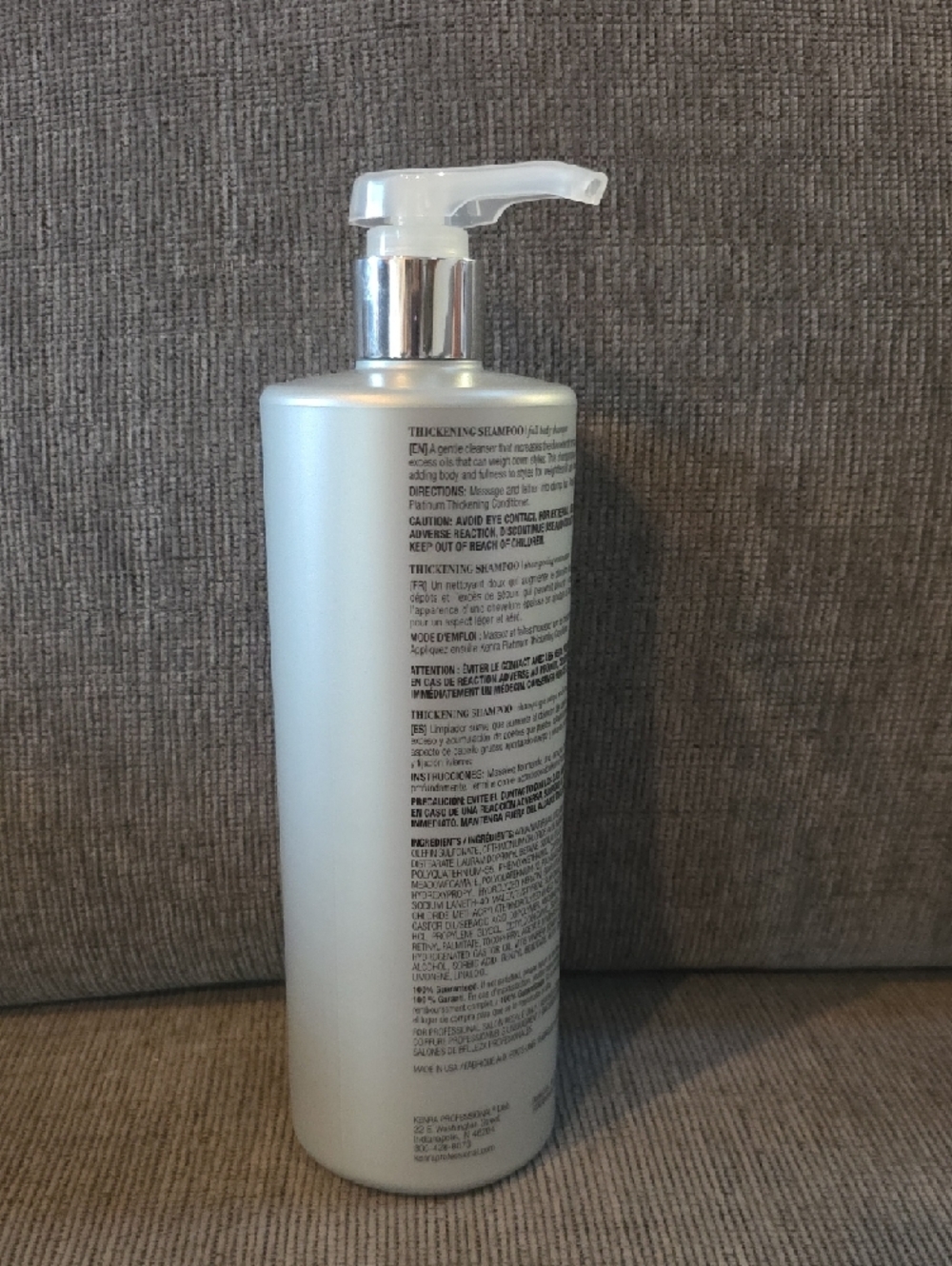 Kenra Platinum Thickening Shampoo, Instant Fullness, New, 31.5floz. - Picture 3 of 8